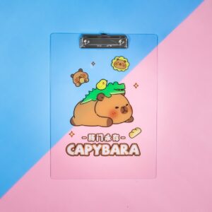 Tabla Sujeta Papeles Kawaii de Capybara - Imagen 3