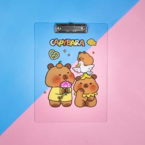 Tabla Sujeta Papeles Kawaii de Capybara - Imagen 4