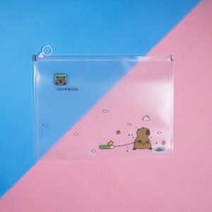 Bolsa con Cremallera Transparente de Capybara, 4 Modelos Surtidos - Imagen 3
