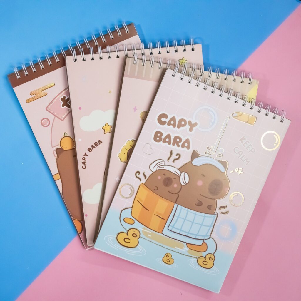 Libreta de Pintar A4 de Capybara, 50 Hojas en Blanco
