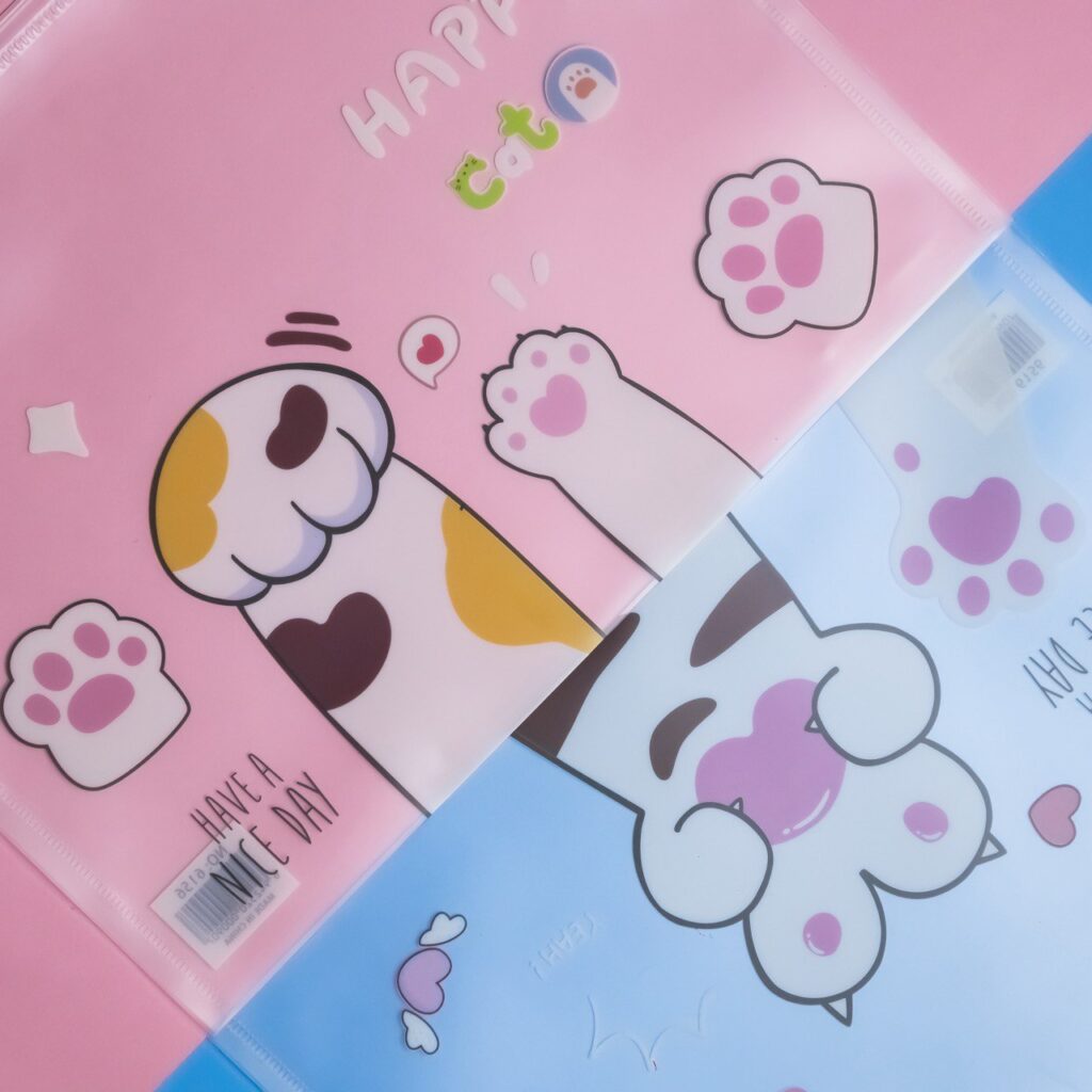 Bolsa con Cremallera Patita de Gato 4 modelos