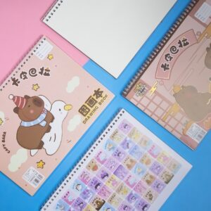 Libro para Pintar con Argolla A4 de Capybara, - Imagen 3