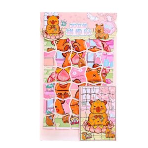 Puzzles Armables Capybara 2 Diseños Adorables - Imagen 3