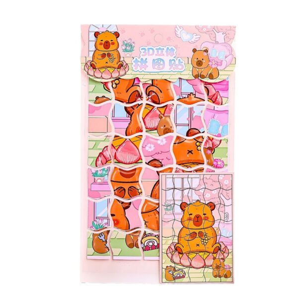 Puzzles Armables Capybara 2 Diseños - Imagen 3