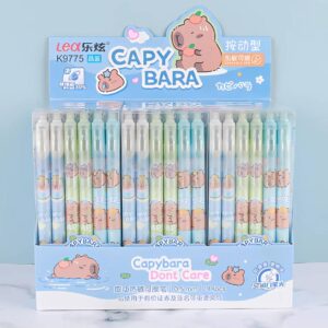 Set de Lapices capybara Tinta gel azul - Imagen 1