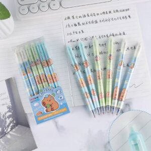 Set de Lapices capybara Tinta gel azul - Imagen 4
