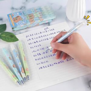Set de Lapices capybara Tinta gel azul - Imagen 3