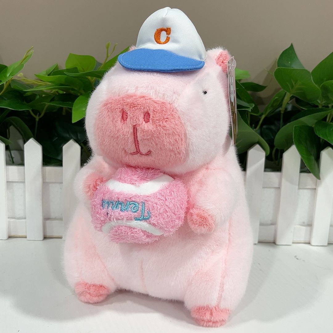 Peluche Capybara Beisbolero de 23 cm 5 Peluche Capybara Beisbolero de 23 cm - Imagen 5