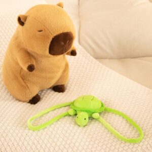 Peluche de felpa Capybara con Mochila de Tortuga - Imagen 3