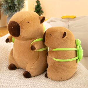 Peluche de felpa Capybara con Mochila de Tortuga - Imagen 6
