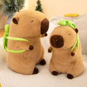 Peluche de felpa Capybara con Mochila de Tortuga - Imagen 5