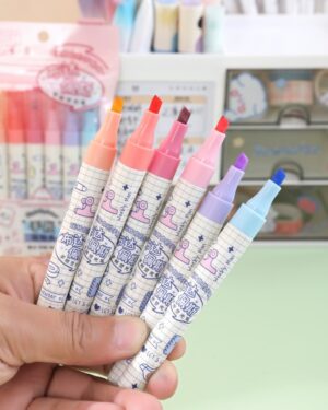 Destacador Fluorescente 6 Colores, 2 modelos surtidos - Imagen 4