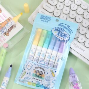 Destacador Fluorescente 6 Colores, 2 modelos surtidos - Imagen 6