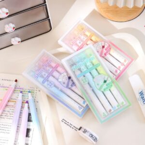Destacador Fluorescente con Glitter, 4 Colores - Imagen 7