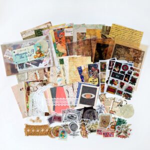 Set de papeleria para journal vintage - Imagen 4