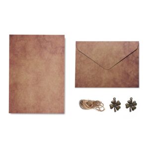 Papel de Carta Vintage con Sobres 10 pcs - Imagen 10
