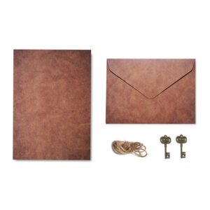 Papel de Carta Vintage con Sobres 10 pcs - Imagen 7