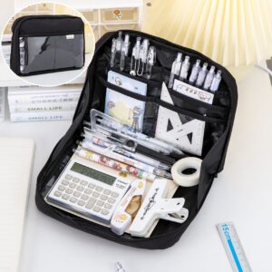 Estuche con Múltiples Compartimientos, 5 Colores Surtidos - Imagen 6