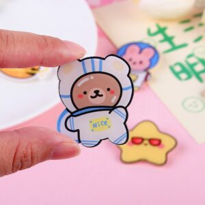 Broches de Animalitos kawaii pines de 3 a 5 CM - Imagen 4
