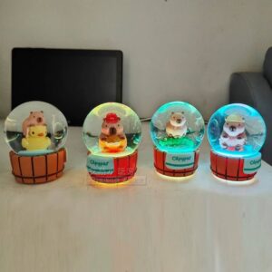 Esferas de Cristal con Luz y Figuras de Capybara - Imagen 10