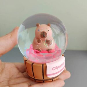 Esferas de Cristal con Luz y Figuras de Capybara - Imagen 5
