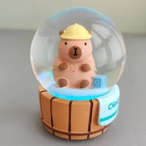 Esferas de Cristal con Luz y Figuras de Capybara - Imagen 4