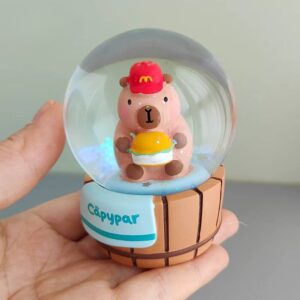 Esferas de Cristal con Luz y Figuras de Capybara - Imagen 3