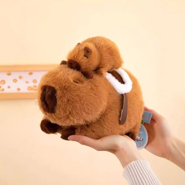 Peluche Colgante de Capybaras de Felpa, 28 cm