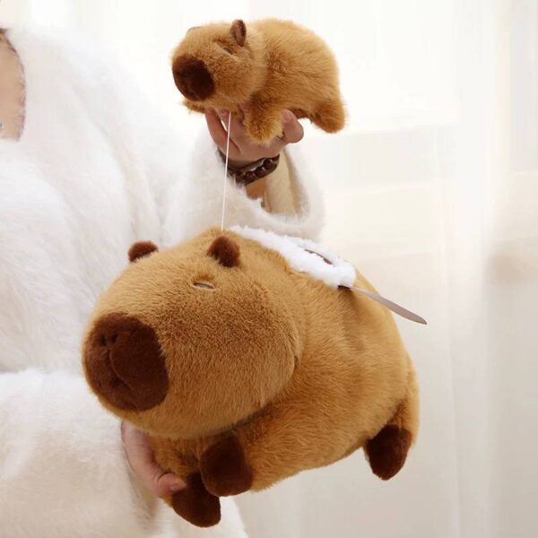 Peluche Colgante de Capybaras de Felpa, 28 cm - Imagen 4