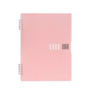 Cuaderno de Carpeta Reemplazable 100 Páginas, 4 Colores Surtidos