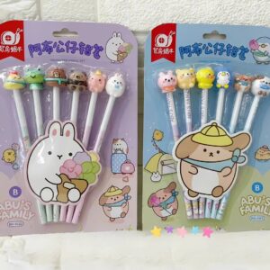 Lápices de Animalitos, 6 Piezas - Imagen 1