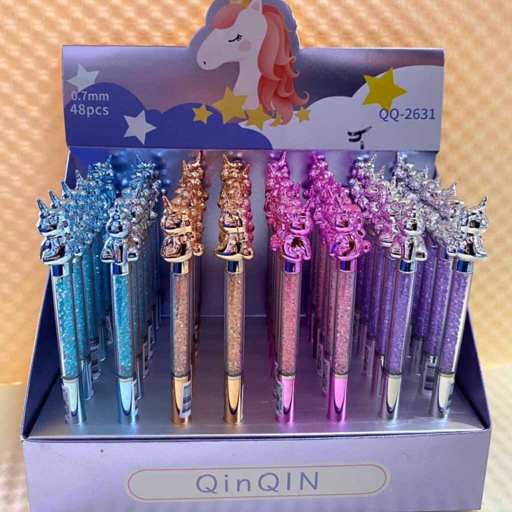 Lápiz Tornasol de Unicornio 4 Colores 48 Piezas