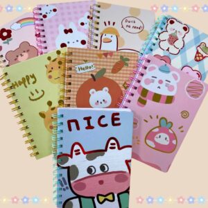 Libreta Animalitos Kawaii con Cuadros, 8 Modelos Surtidos - Imagen 1