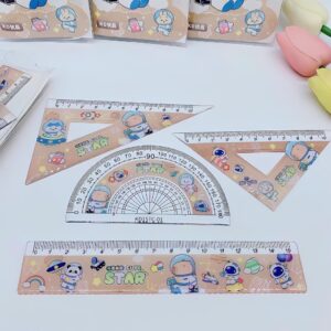 Set de Reglas Kawaii de Capybara 4 pcs - Imagen 4