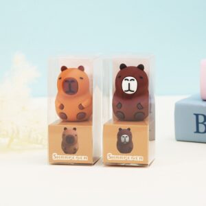 Sacapuntas de Capybara, 2 Colores Surtidos - Imagen 6