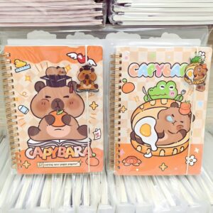 Libreta Argollada Grande Kawaii de Capybara - Imagen 5