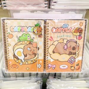 Libreta Argollada Grande Kawaii de Capybara - Imagen 4