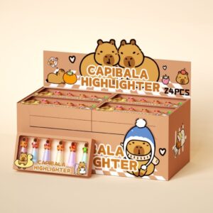 Set de Destacadores Fluorescentes de Capybara - Imagen 4