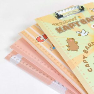 Tabla Sujeta Papeles Capybara en Tonalidades Nude