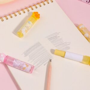 Goma de borrar patita de gato 4 modelos de PVC - Imagen 3