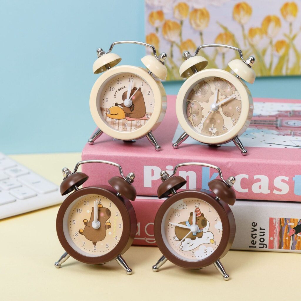 Despertador Kawaii de Capybara, 4 Modelos Surtidos