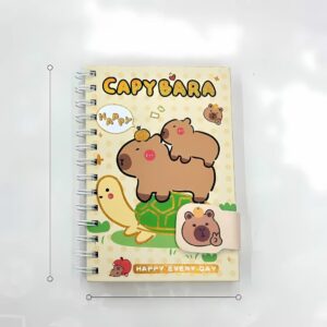 Libreta con Espiral y Broche de Capybara, 80 Hojas de colores - Imagen 5