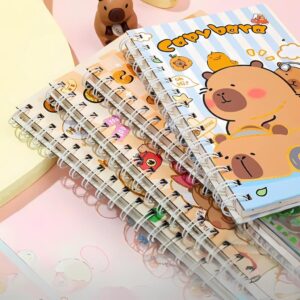 Libreta con Espiral y Broche de Capybara, 80 Hojas de colores - Imagen 3