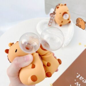 Llavero Capybara Burbuja, Diseño Adorable - Imagen 4