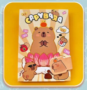 Libreta con Broche de Capybara, 96 Hojas Coloridas - Imagen 5