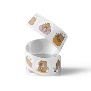 Washi Tape de Papel Capybara, 4 Modelos Surtidos - Imagen 7