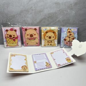 notas  post-it  kawaii capybara  90 hojas - Imagen 3