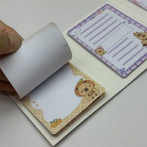 notas  post-it  kawaii capybara  90 hojas - Imagen 4