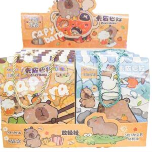 Set de Papelería Kawaii de Capybara, 8 Piezas - Imagen 4