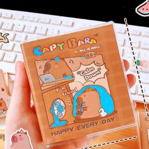 Mini Libreta kawaii Forrada con Plástico de Capybara - Imagen 5
